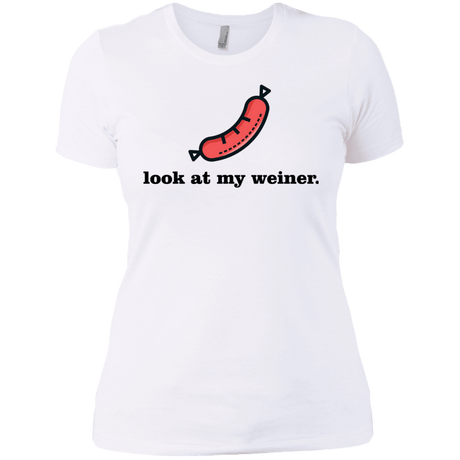 T-Shirts White / X-Small Weiner Women's Premium T-Shirt