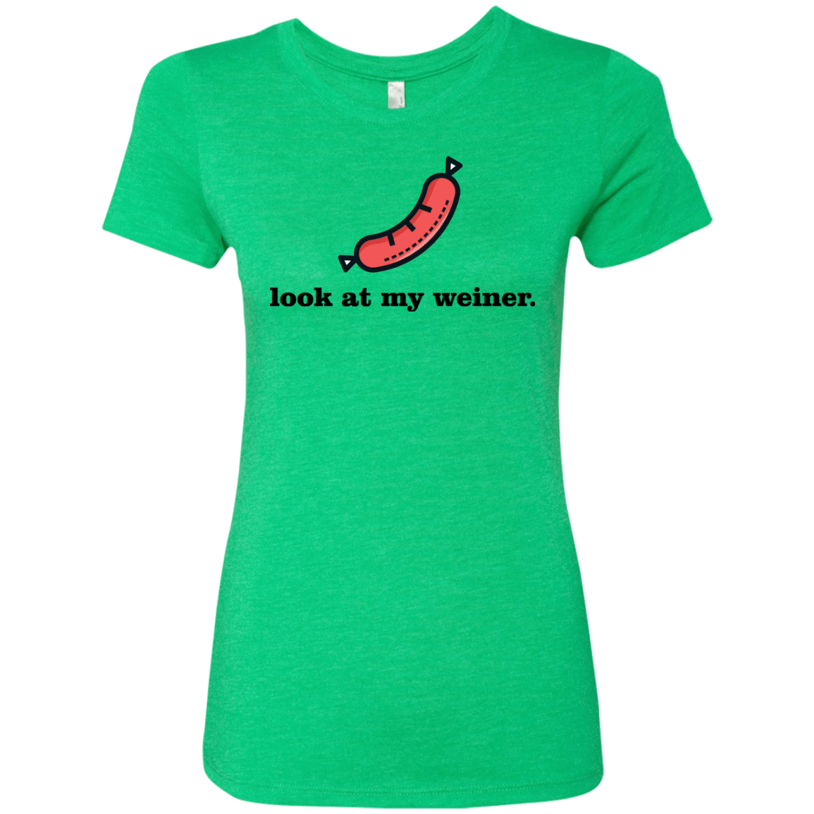 T-Shirts Envy / Small Weiner Women's Triblend T-Shirt