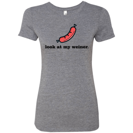 T-Shirts Premium Heather / Small Weiner Women's Triblend T-Shirt