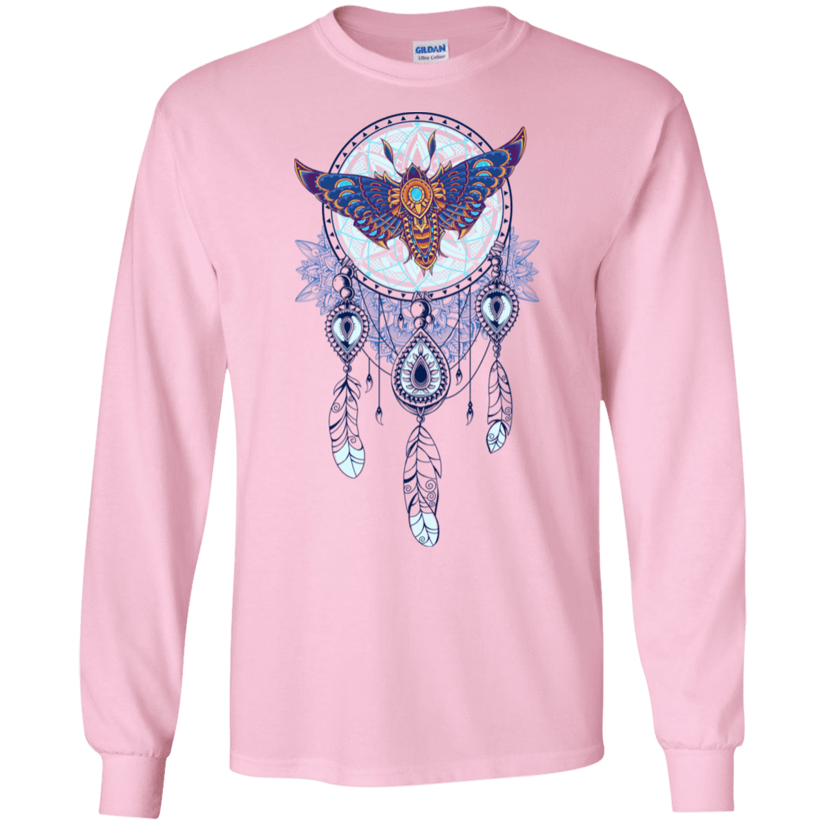 T-Shirts Light Pink / S Weird Dreams Men's Long Sleeve T-Shirt