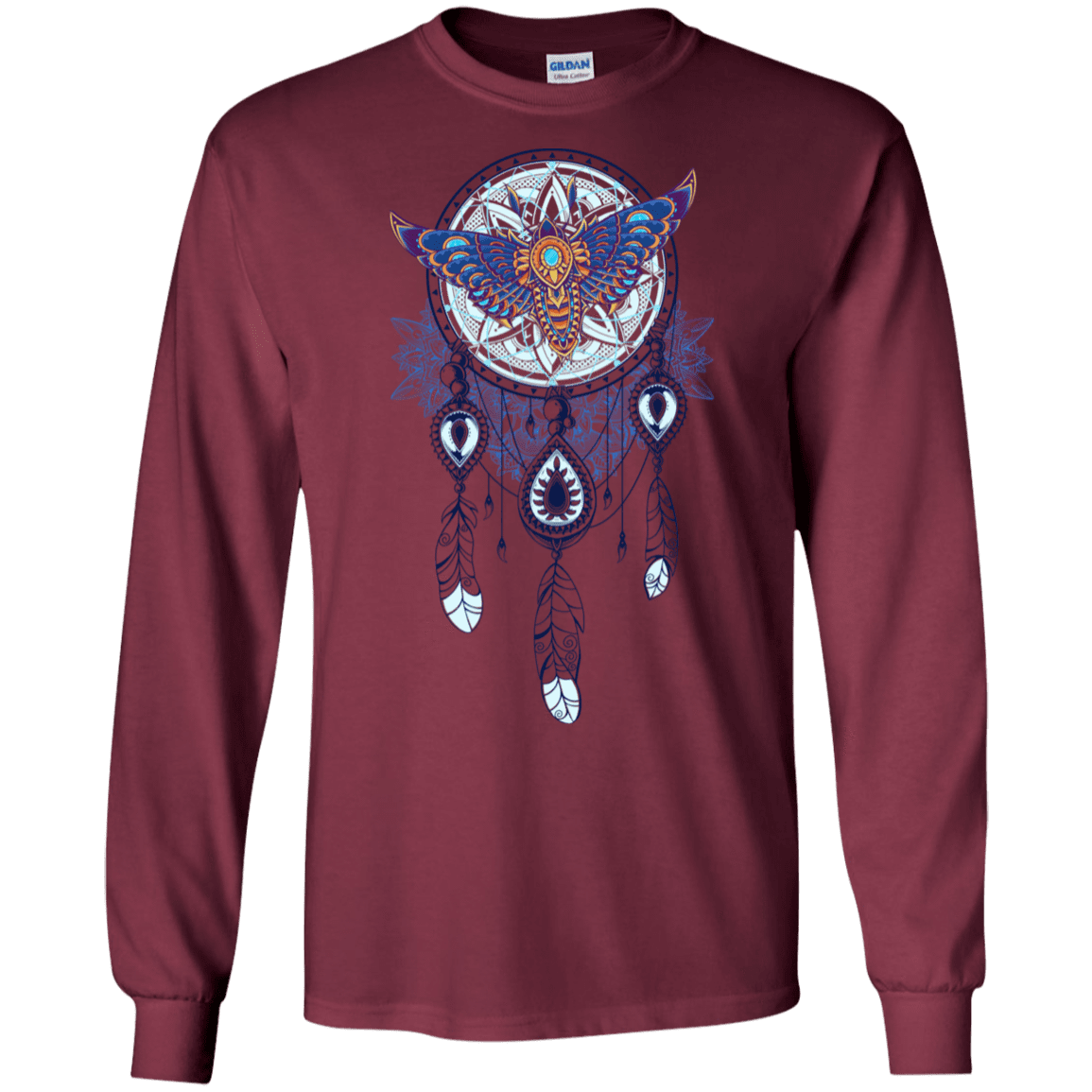 T-Shirts Maroon / S Weird Dreams Men's Long Sleeve T-Shirt