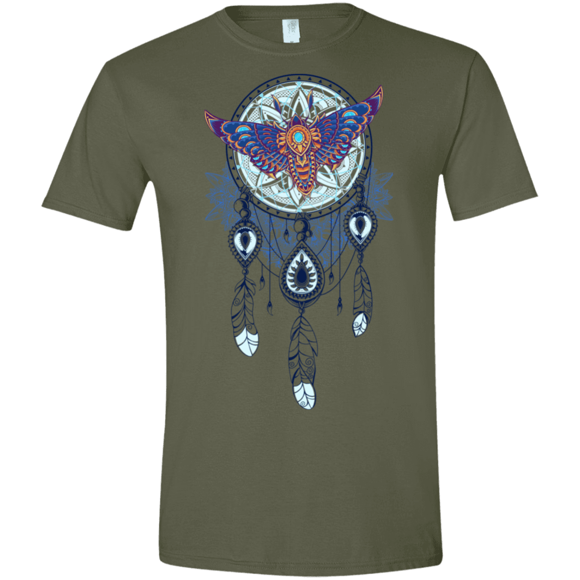 T-Shirts Military Green / S Weird Dreams Men's Semi-Fitted Softstyle