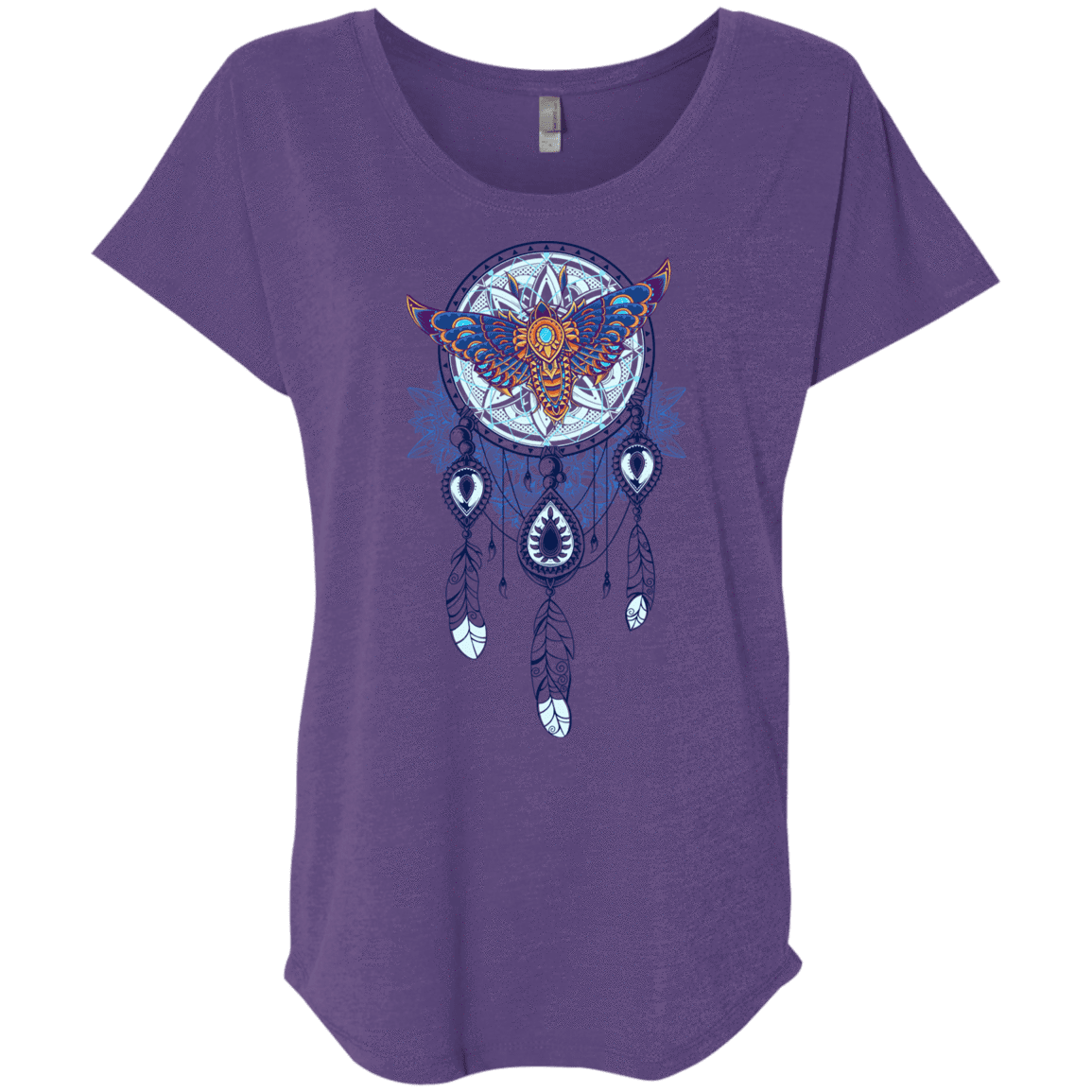 T-Shirts Purple Rush / X-Small Weird Dreams Triblend Dolman Sleeve