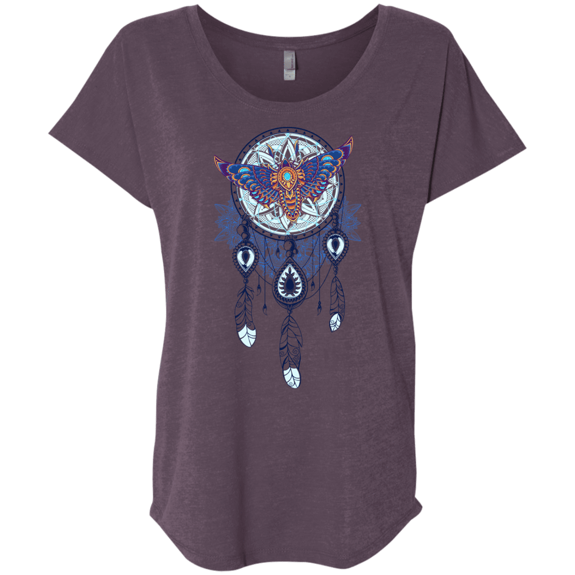 T-Shirts Vintage Purple / X-Small Weird Dreams Triblend Dolman Sleeve