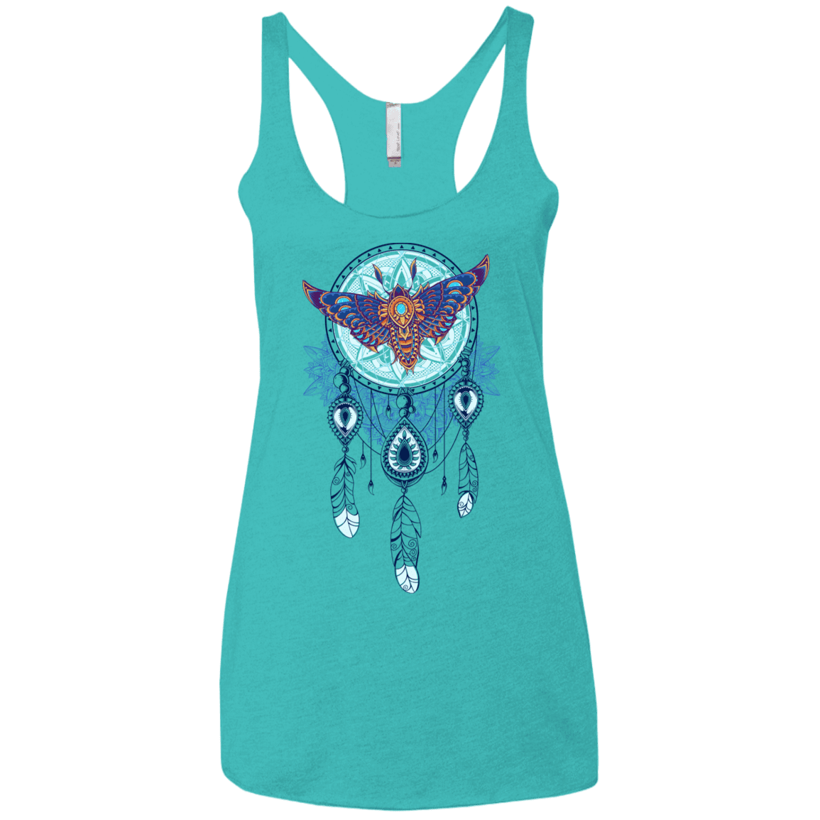 T-Shirts Tahiti Blue / X-Small Weird Dreams Women's Triblend Racerback Tank