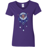 T-Shirts Purple / S Weird Dreams Women's V-Neck T-Shirt