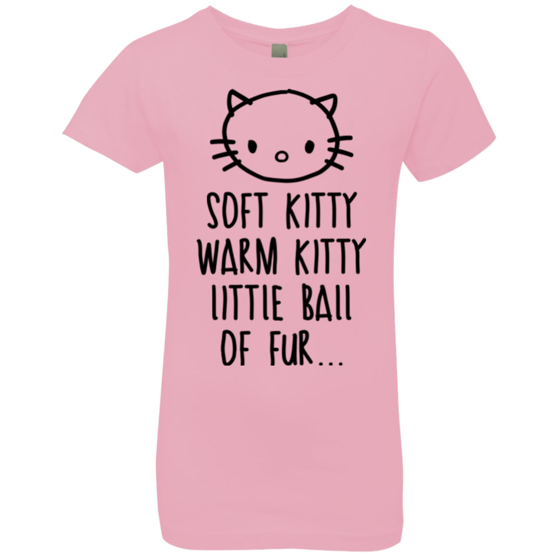 T-Shirts Light Pink / YXS Weird Kitty Girls Premium T-Shirt