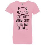 T-Shirts Light Pink / YXS Weird Kitty Girls Premium T-Shirt
