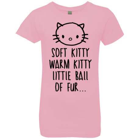 T-Shirts Light Pink / YXS Weird Kitty Girls Premium T-Shirt