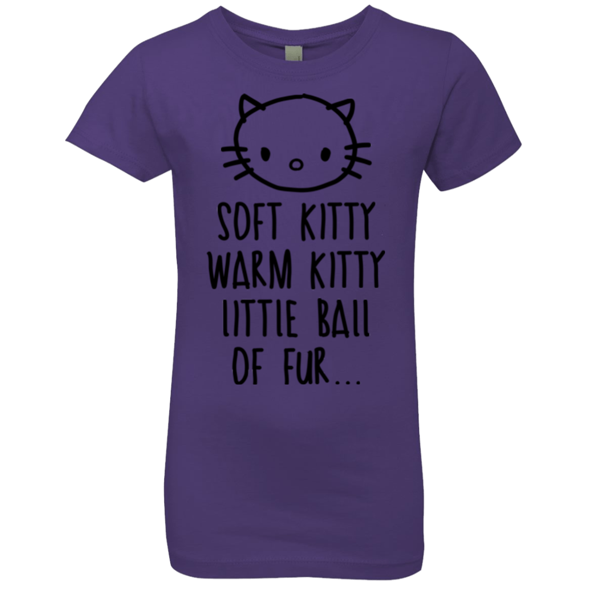 T-Shirts Purple Rush / YXS Weird Kitty Girls Premium T-Shirt
