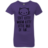 T-Shirts Purple Rush / YXS Weird Kitty Girls Premium T-Shirt