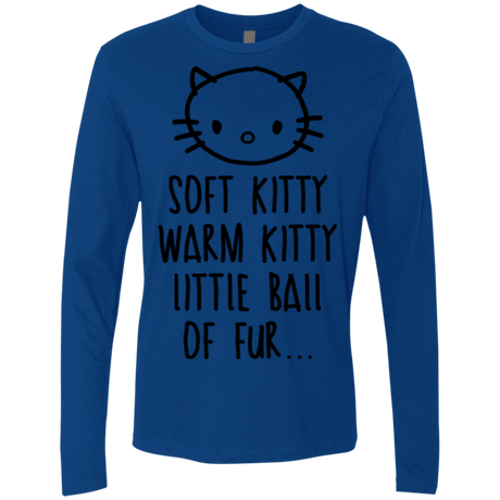 T-Shirts Royal / Small Weird Kitty Men's Premium Long Sleeve