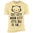 T-Shirts Banana Cream / X-Small Weird Kitty Men's Premium T-Shirt