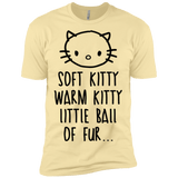 T-Shirts Banana Cream / X-Small Weird Kitty Men's Premium T-Shirt