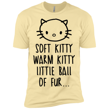 T-Shirts Banana Cream / X-Small Weird Kitty Men's Premium T-Shirt