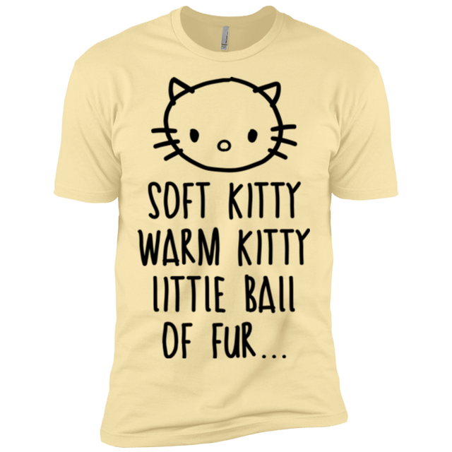 T-Shirts Banana Cream / X-Small Weird Kitty Men's Premium T-Shirt
