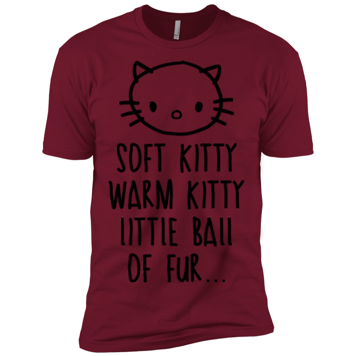 T-Shirts Cardinal / X-Small Weird Kitty Men's Premium T-Shirt