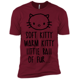 T-Shirts Cardinal / X-Small Weird Kitty Men's Premium T-Shirt
