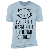 T-Shirts Light Blue / X-Small Weird Kitty Men's Premium T-Shirt
