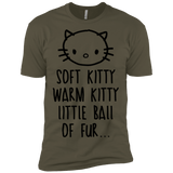 T-Shirts Military Green / X-Small Weird Kitty Men's Premium T-Shirt