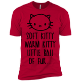 T-Shirts Red / X-Small Weird Kitty Men's Premium T-Shirt