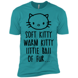 T-Shirts Tahiti Blue / X-Small Weird Kitty Men's Premium T-Shirt