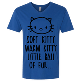 T-Shirts Royal / X-Small Weird Kitty Men's Premium V-Neck
