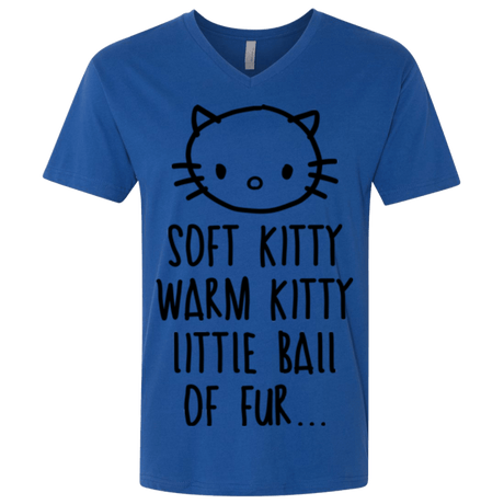T-Shirts Royal / X-Small Weird Kitty Men's Premium V-Neck