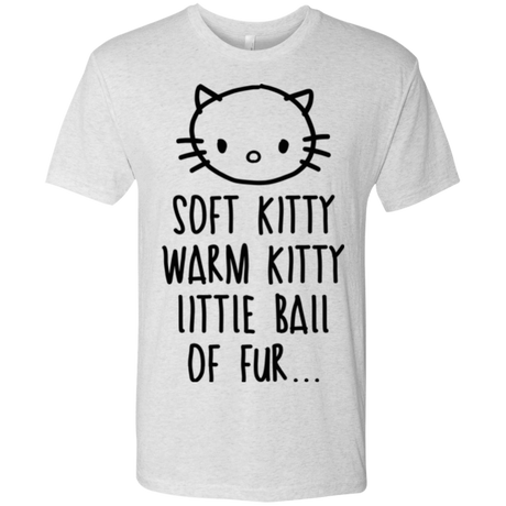 T-Shirts Heather White / Small Weird Kitty Men's Triblend T-Shirt