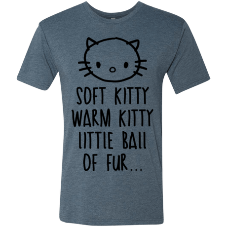 T-Shirts Indigo / Small Weird Kitty Men's Triblend T-Shirt