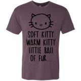 T-Shirts Vintage Purple / Small Weird Kitty Men's Triblend T-Shirt