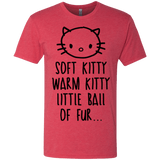 T-Shirts Vintage Red / Small Weird Kitty Men's Triblend T-Shirt