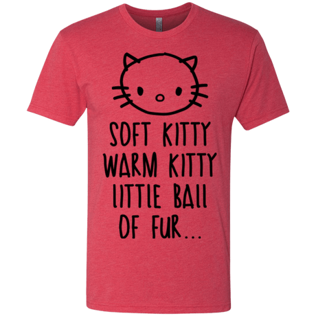 T-Shirts Vintage Red / Small Weird Kitty Men's Triblend T-Shirt