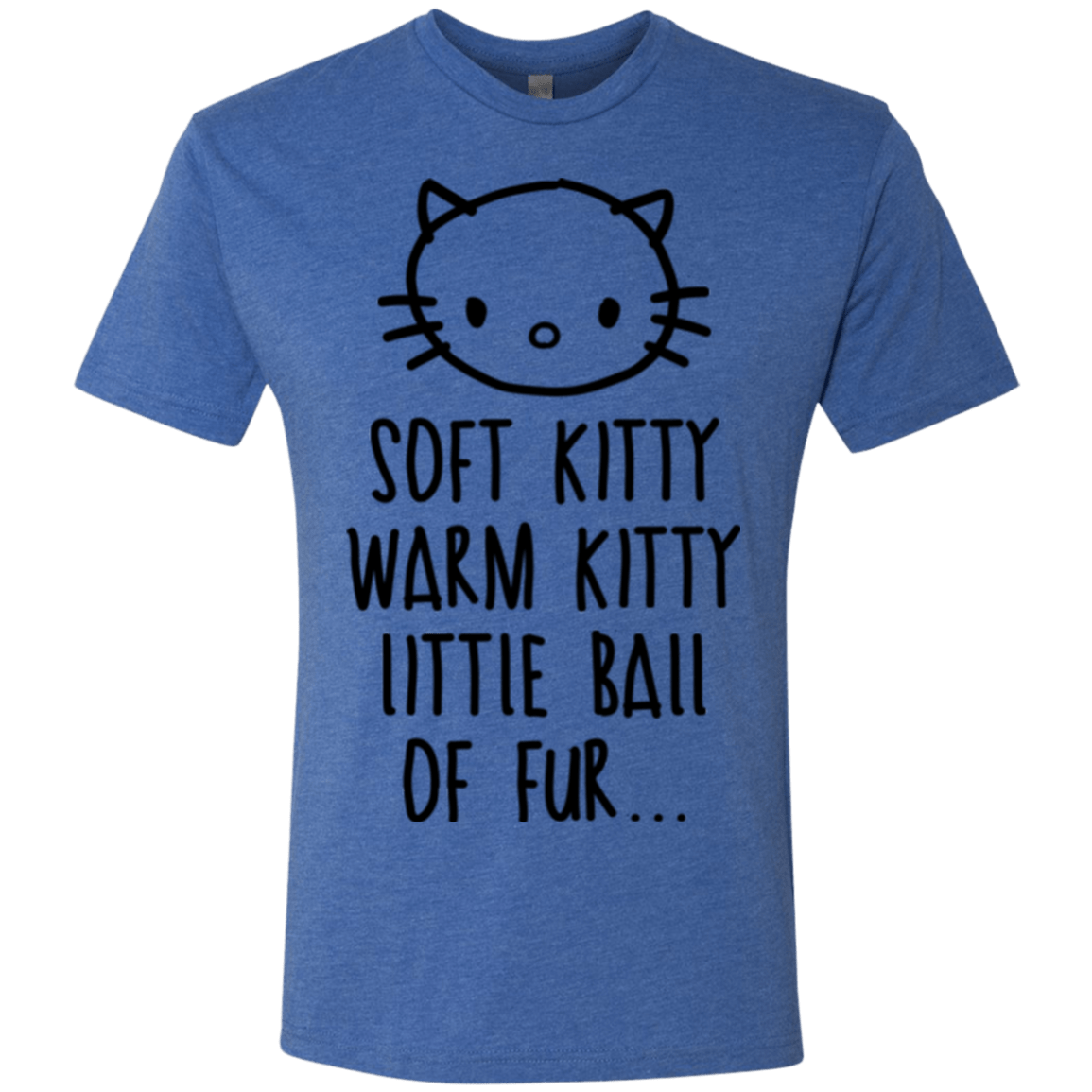 T-Shirts Vintage Royal / Small Weird Kitty Men's Triblend T-Shirt
