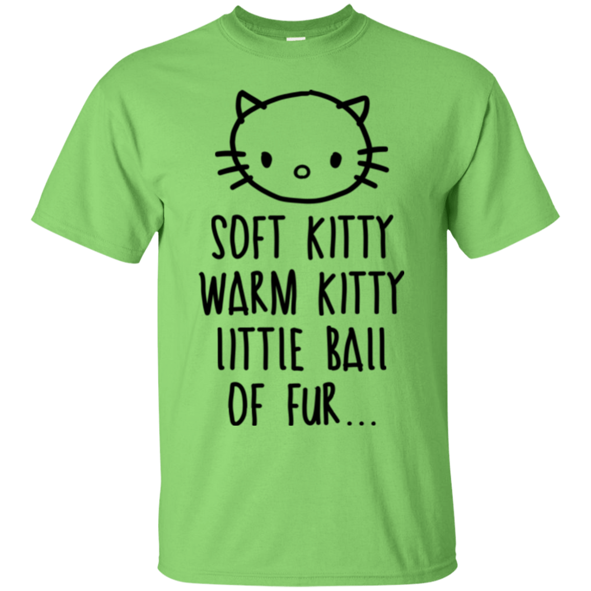 T-Shirts Lime / Small Weird Kitty T-Shirt