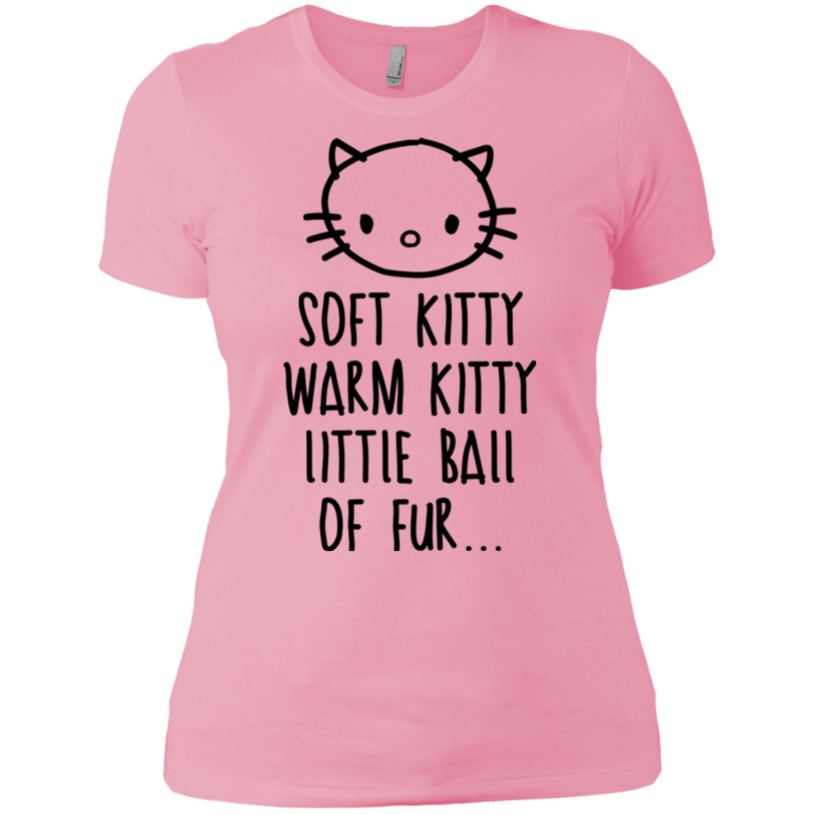 T-Shirts Light Pink / X-Small Weird Kitty Women's Premium T-Shirt