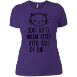 T-Shirts Purple / X-Small Weird Kitty Women's Premium T-Shirt