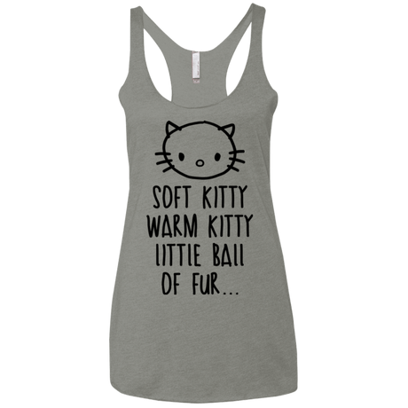 T-Shirts Venetian Grey / X-Small Weird Kitty Women's Triblend Racerback Tank