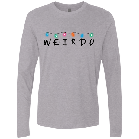 T-Shirts Heather Grey / Small Weirdo Men's Premium Long Sleeve
