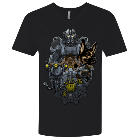 T-Shirts Black / X-Small Welcome home Men's Premium V-Neck