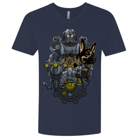 T-Shirts Midnight Navy / X-Small Welcome home Men's Premium V-Neck