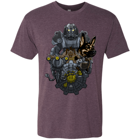 T-Shirts Vintage Purple / Small Welcome home Men's Triblend T-Shirt