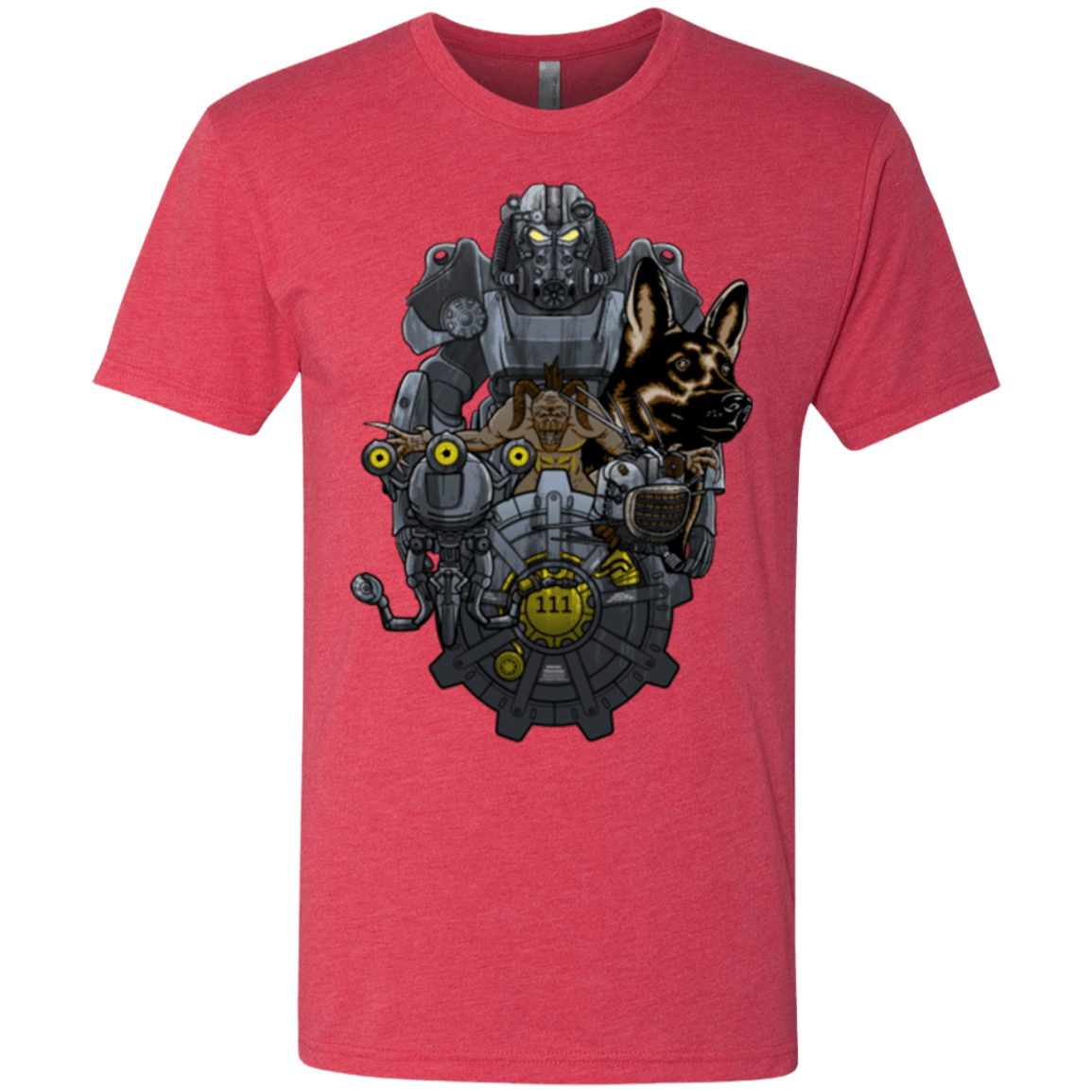 T-Shirts Vintage Red / Small Welcome home Men's Triblend T-Shirt