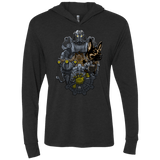 T-Shirts Vintage Black / X-Small Welcome home Triblend Long Sleeve Hoodie Tee