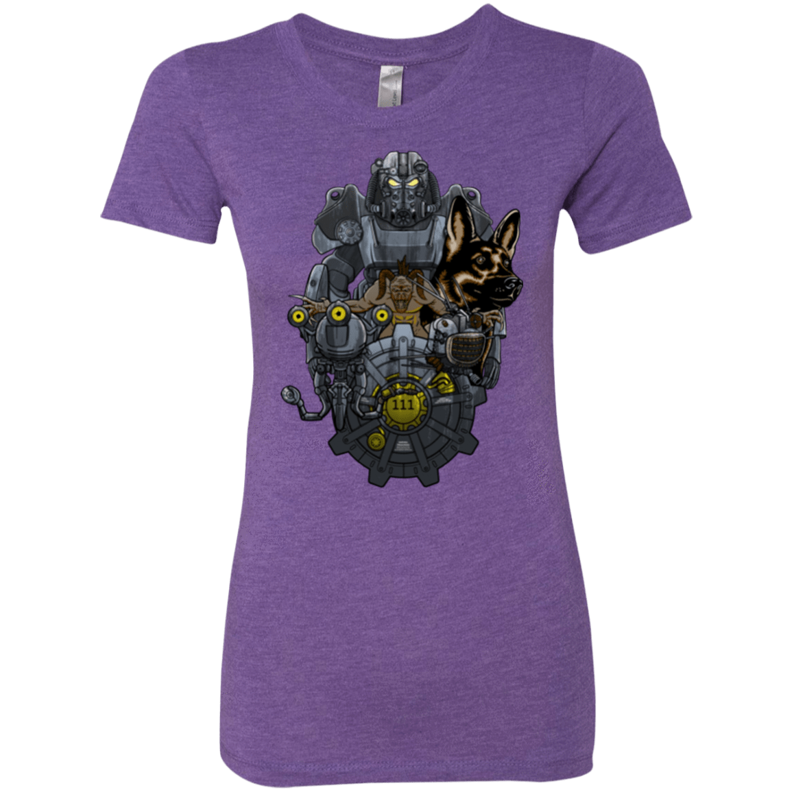 T-Shirts Purple Rush / Small Welcome home Women's Triblend T-Shirt