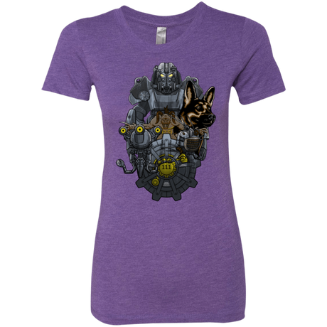 T-Shirts Purple Rush / Small Welcome home Women's Triblend T-Shirt