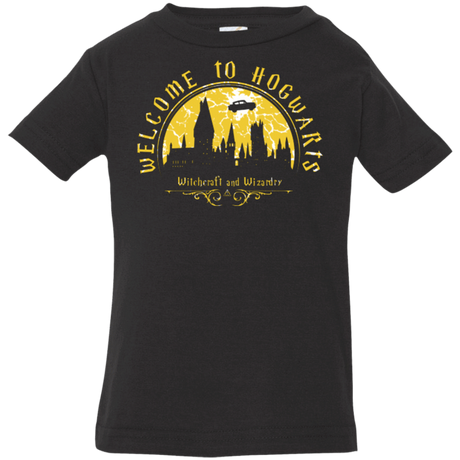 T-Shirts Black / 6 Months Welcome to Hogwarts Infant Premium T-Shirt