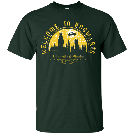 T-Shirts Forest Green / Small Welcome to Hogwarts T-Shirt