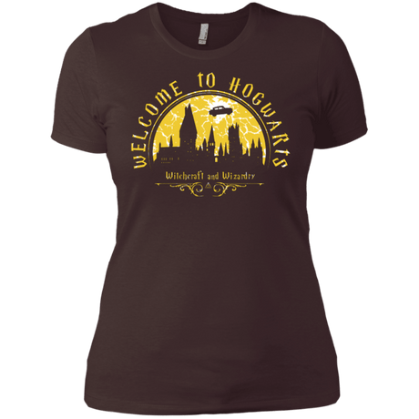 T-Shirts Dark Chocolate / X-Small Welcome to Hogwarts Women's Premium T-Shirt