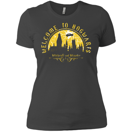 T-Shirts Heavy Metal / X-Small Welcome to Hogwarts Women's Premium T-Shirt